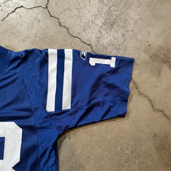 Reebok On Field Peyton Manning NFL Jersey Mens S Blue Indianapolis Colts - Picture 4 of 8